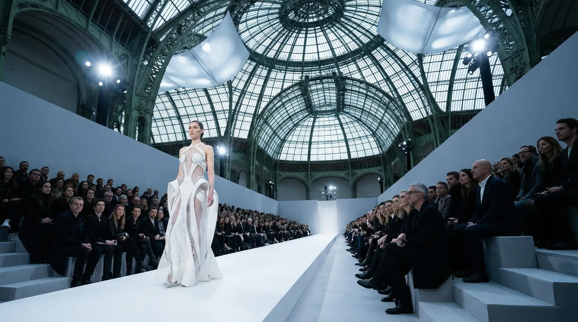 巴黎时装周 Grand Palais 秀场实况